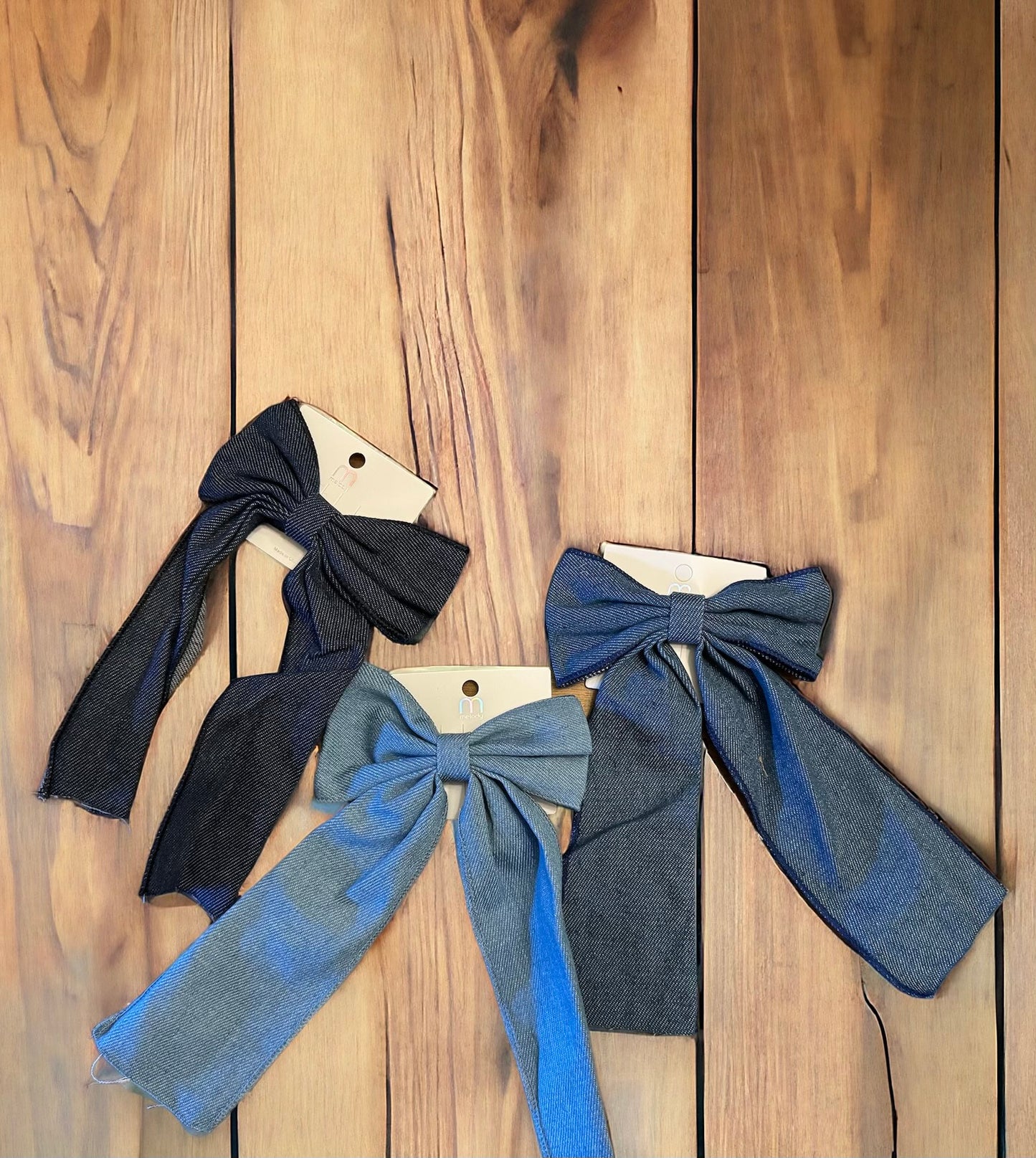 Western Denim Bow